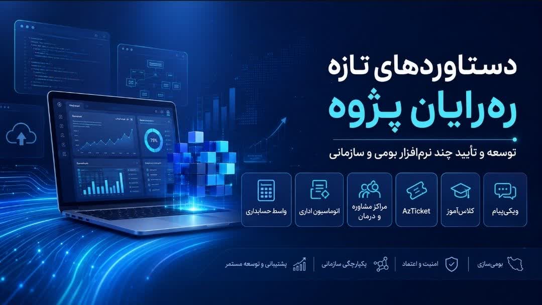 دستاورد تازه ره‌رایان پژوه در توسعه نرم‌افزارهای بومی و سازم